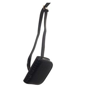 Black fannypack belt purse